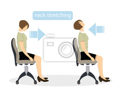 Neck Roll, stretching, Wellness practices , CA