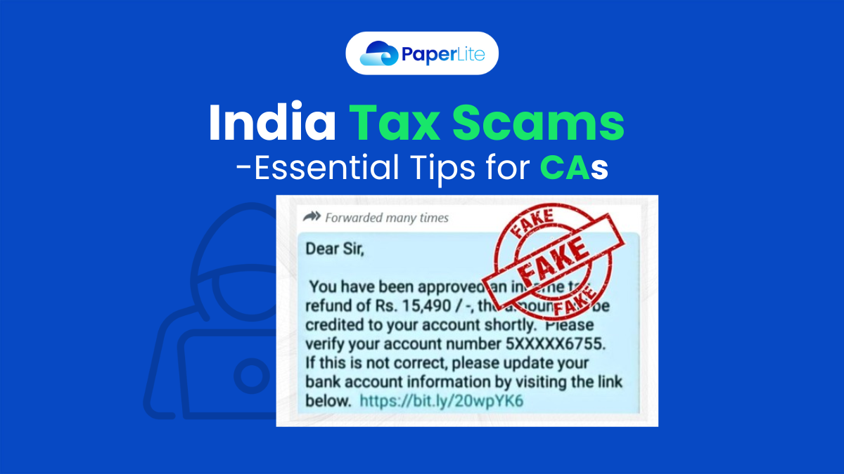 India Tax Scams: Essential Tips for CAs