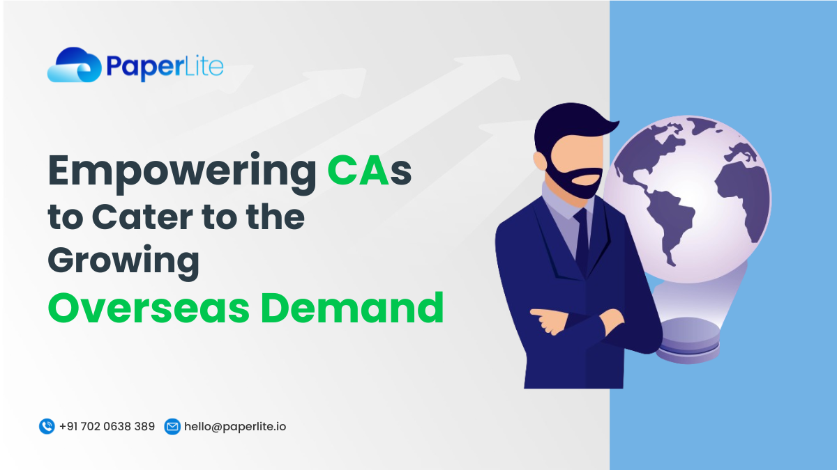 Empowering CAs to Cater to the Growing Overseas Demand